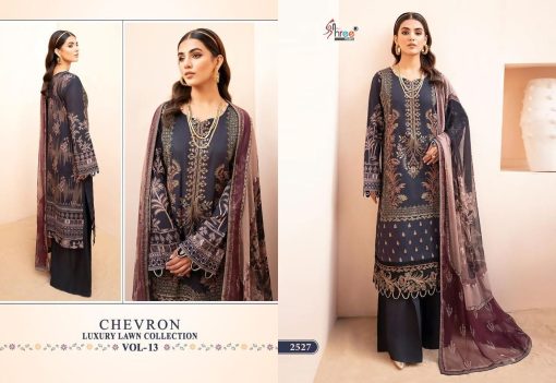 Shree Fabs Chevron Luxury Lawn Collection Vol 13 Chiffon Cotton Salwar Suit Catalog 5 Pcs 3 510x351 - Shree Fabs Chevron Luxury Lawn Collection Vol 13 Chiffon Cotton Salwar Suit Catalog 5 Pcs