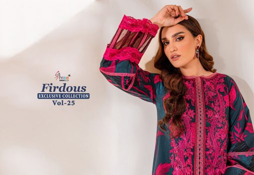 Shree Fabs Firdous Exclusive Collection Vol 25 Cotton Chiffon Salwar Suit Catalog 5 Pcs 8 510x351 - Shree Fabs Firdous Exclusive Collection Vol 25 Cotton Chiffon Salwar Suit Catalog 5 Pcs