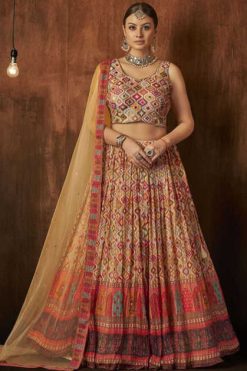 Tejaswee Aakrut Vol 2 Lehenga Choli Georgette Silk Catalog 3 Pcs