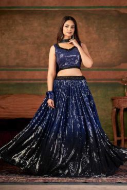 Tejaswee Aakrut Vol 3 Lehenga Choli Georgette Catalog 4 Pcs