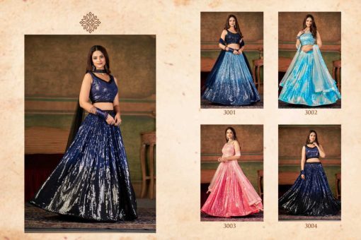 Tejaswee Aakrut Vol 3 Lehenga Choli Georgette Catalog 4 Pcs 8 510x340 - Tejaswee Aakrut Vol 3 Lehenga Choli Georgette Catalog 4 Pcs