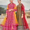 Tejaswee Virasat Patola Gown with Dupatta Silk Catalog 6 Pcs