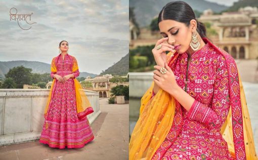 Tejaswee Virasat Patola Gown with Dupatta Silk Catalog 6 Pcs 13 510x316 - Tejaswee Virasat Patola Gown with Dupatta Silk Catalog 6 Pcs