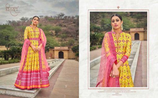 Tejaswee Virasat Patola Gown with Dupatta Silk Catalog 6 Pcs 3 510x316 - Tejaswee Virasat Patola Gown with Dupatta Silk Catalog 6 Pcs