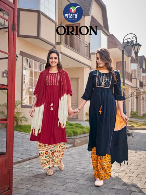 Vitara Orion Kurti with Dupatta Bottom Rayon Catalog 4 Pcs 1 510x680 - Vitara Orion Kurti with Dupatta Bottom Rayon Catalog 4 Pcs