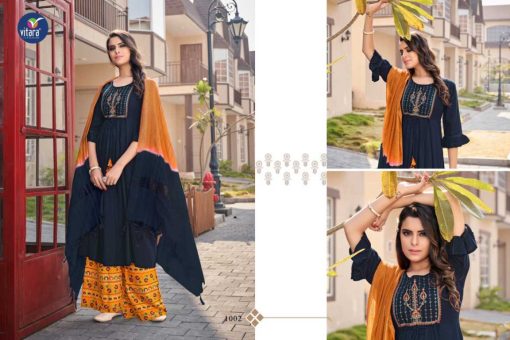 Vitara Orion Kurti with Dupatta Bottom Rayon Catalog 4 Pcs 3 510x340 - Vitara Orion Kurti with Dupatta Bottom Rayon Catalog 4 Pcs