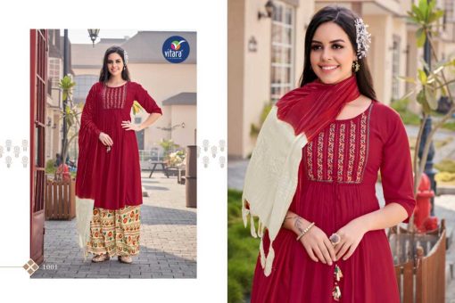 Vitara Orion Kurti with Dupatta Bottom Rayon Catalog 4 Pcs 4 510x340 - Vitara Orion Kurti with Dupatta Bottom Rayon Catalog 4 Pcs