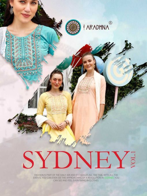 Aradhna Sydney Vol 1 Kurti with Dupatta Cotton Catalog 6 Pcs 2 510x680 - Aradhna Sydney Vol 1 Kurti with Dupatta Cotton Catalog 6 Pcs