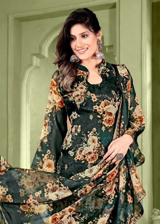 Brij Izel Organza Salwar Suit Catalog 8 Pcs 17 510x714 - Brij Izel Organza Salwar Suit Catalog 8 Pcs