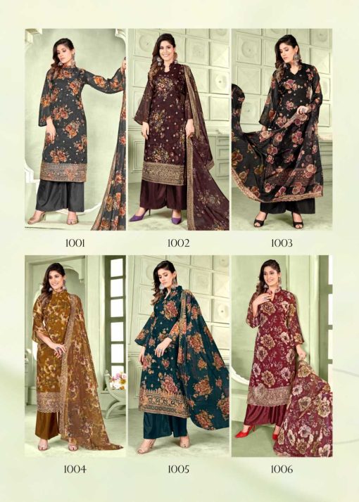 Brij Izel Organza Salwar Suit Catalog 8 Pcs 22 510x714 - Brij Izel Organza Salwar Suit Catalog 8 Pcs