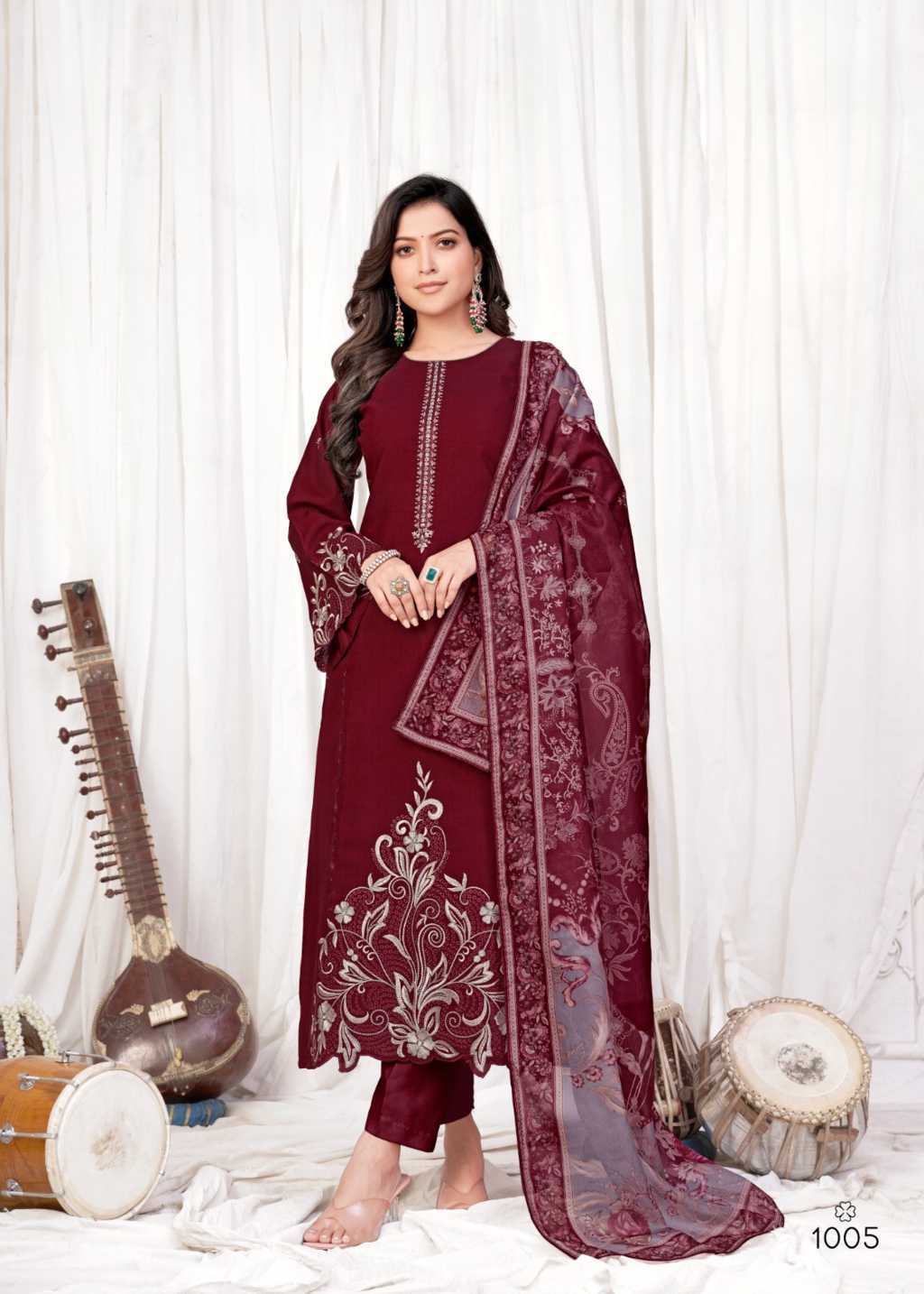 Ladies Regular Fit 3/4th Sleeves Anti Wrinkle Printed Cotton Suit With  Dupatta at 2500.00 INR in Zirakpur | Laxmi Suits