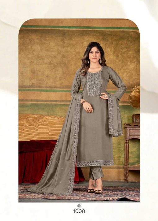 Brij Valusha Silk Salwar Suit Catalog 8 Pcs 22 510x714 - Brij Valusha Silk Salwar Suit Catalog 8 Pcs