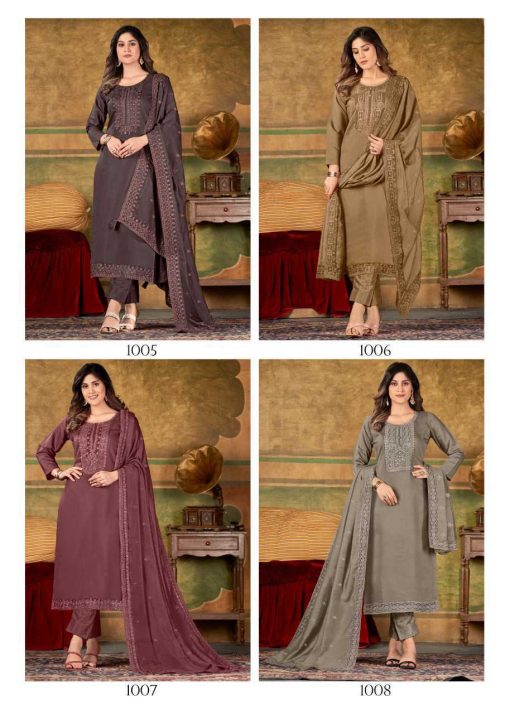 Brij Valusha Silk Salwar Suit Catalog 8 Pcs 24 510x714 - Brij Valusha Silk Salwar Suit Catalog 8 Pcs