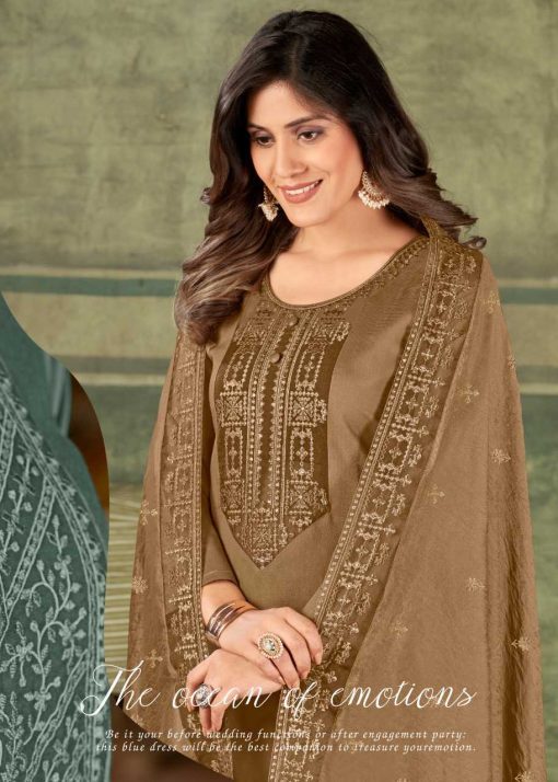 Brij Valusha Silk Salwar Suit Catalog 8 Pcs 3 510x714 - Brij Valusha Silk Salwar Suit Catalog 8 Pcs