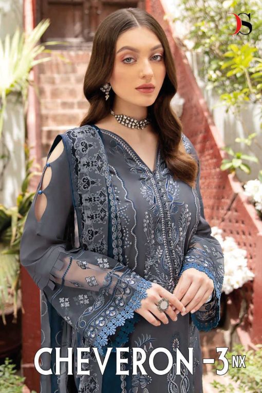 Deepsy Cheveron 3 NX Cotton Chiffon Salwar Suit Catalog 4 Pcs 1 510x765 - Deepsy Cheveron 3 NX Cotton Chiffon Salwar Suit Catalog 4 Pcs