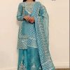 Dinsaa DS 149 Organza Salwar Suit Catalog 4 Pcs