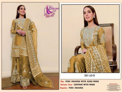 Dinsaa DS 149 Organza Salwar Suit Catalog 4 Pcs 3 510x383 - Dinsaa DS 149 Organza Salwar Suit Catalog 4 Pcs