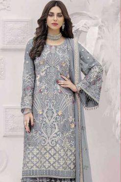 Dinsaa DS 176 Georgette Salwar Suit Catalog 4 Pcs