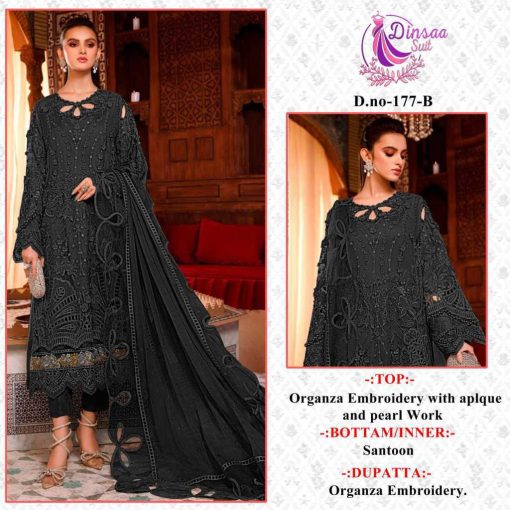 Dinsaa DS 177 Organza Salwar Suit Catalog 3 Pcs 3 510x510 - Dinsaa DS 177 Organza Salwar Suit Catalog 3 Pcs