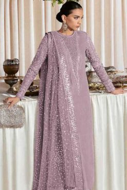 Dinsaa DS 184 Georgette Salwar Suit Catalog 4 Pcs