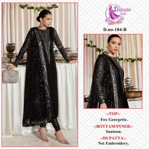 Dinsaa DS 184 Georgette Salwar Suit Catalog 4 Pcs 4 510x510 - Dinsaa DS 184 Georgette Salwar Suit Catalog 4 Pcs