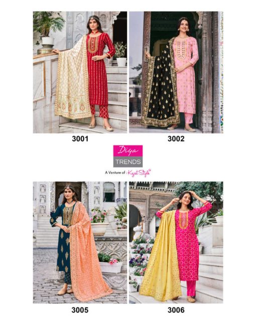 Diya Trends Alveera Vol 3 by Kajal Style Rayon Kurti with Dupatta Bottom Catalog 8 Pcs 18 510x646 - Diya Trends Alveera Vol 3 by Kajal Style Rayon Kurti with Dupatta Bottom Catalog 8 Pcs