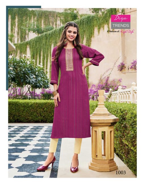 Diya Trends Eternal Vol 1 by Kajal Style Fancy Kurti Catalog 12 Pcs 8 510x654 - Diya Trends Eternal Vol 1 by Kajal Style Fancy Kurti Catalog 12 Pcs