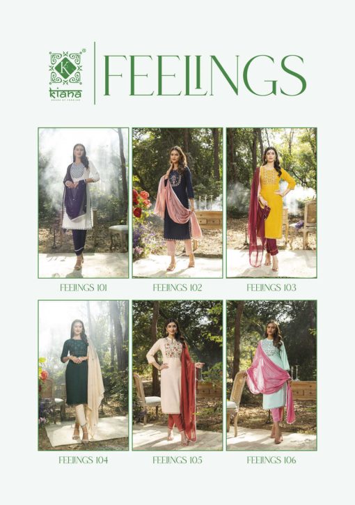 Kiana Feelings Kurti with Dupatta Bottom Nazneen Catalog 6 Pcs 18 510x725 - Kiana Feelings Kurti with Dupatta Bottom Nazneen Catalog 6 Pcs