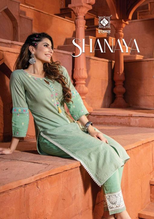 Kiana Shanaya Kurti with Bottom Cotton Catalog 5 Pcs 1 510x725 - Kiana Shanaya Kurti with Bottom Cotton Catalog 5 Pcs