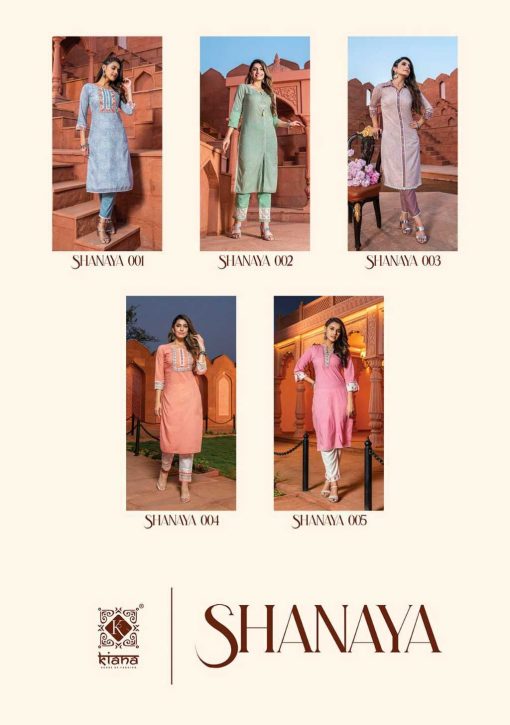 Kiana Shanaya Kurti with Bottom Cotton Catalog 5 Pcs 8 510x725 - Kiana Shanaya Kurti with Bottom Cotton Catalog 5 Pcs