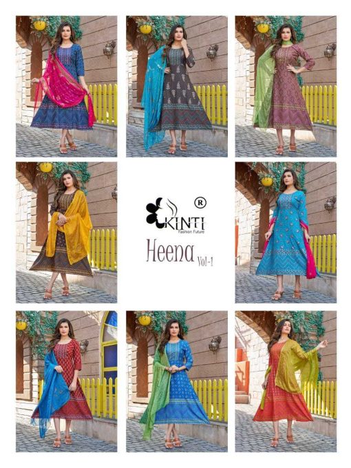 Kinti Heena Vol 1 Rayon Kurti with Dupatta Catalog 8 Pcs 10 510x680 - Kinti Heena Vol 1 Rayon Kurti with Dupatta Catalog 8 Pcs