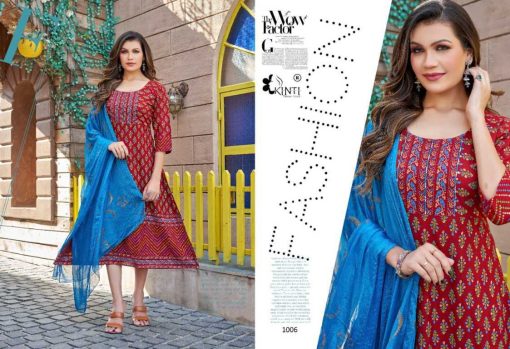 Kinti Heena Vol 1 Rayon Kurti with Dupatta Catalog 8 Pcs 4 510x349 - Kinti Heena Vol 1 Rayon Kurti with Dupatta Catalog 8 Pcs