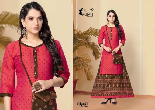 Kinti Hellaro Vol 19 Kurti with Skirt Purse Rayon Catalog 8 Pcs 1 510x364 - Kinti Hellaro Vol 19 Kurti with Skirt Purse Rayon Catalog 8 Pcs