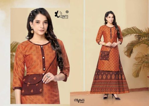 Kinti Hellaro Vol 19 Kurti with Skirt Purse Rayon Catalog 8 Pcs 4 510x364 - Kinti Hellaro Vol 19 Kurti with Skirt Purse Rayon Catalog 8 Pcs