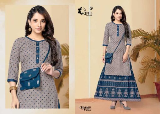 Kinti Hellaro Vol 19 Kurti with Skirt Purse Rayon Catalog 8 Pcs 8 510x364 - Kinti Hellaro Vol 19 Kurti with Skirt Purse Rayon Catalog 8 Pcs