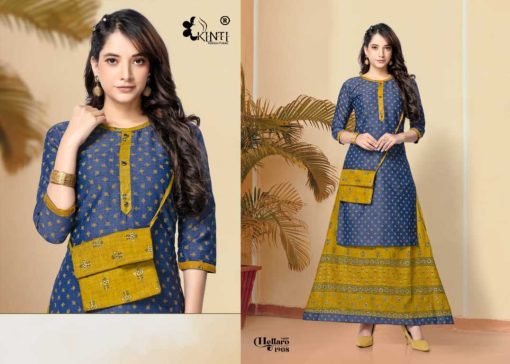 Kinti Hellaro Vol 19 Kurti with Skirt Purse Rayon Catalog 8 Pcs 9 510x364 - Kinti Hellaro Vol 19 Kurti with Skirt Purse Rayon Catalog 8 Pcs