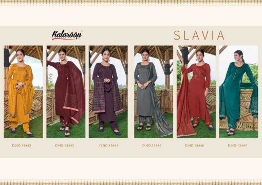 Kivi Slavia by Kajree Silk Kurti with Dupatta Bottom Catalog 6 Pcs 8 510x360 - Kivi Slavia by Kajree Silk Kurti with Dupatta Bottom Catalog 6 Pcs