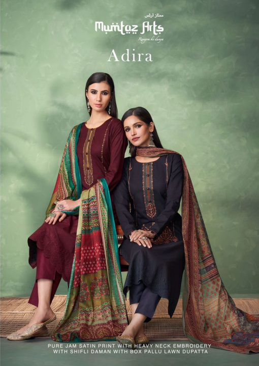 Mumtaz Arts Adira Jam Satin Salwar Suit Catalog 8 Pcs 1 510x719 - Mumtaz Arts Adira Jam Satin Salwar Suit Catalog 8 Pcs