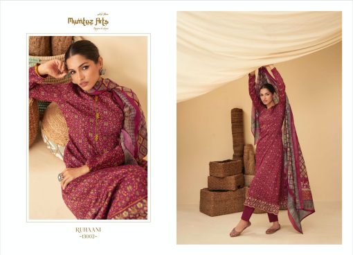 Mumtaz Arts Ruhaani Satin Salwar Suit Catalog 8 Pcs 3 510x368 - Mumtaz Arts Ruhaani Satin Salwar Suit Catalog 8 Pcs