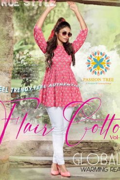 Passion Tree Flair Cotto Vol 1 Tops Cotton Catalog 8 Pcs