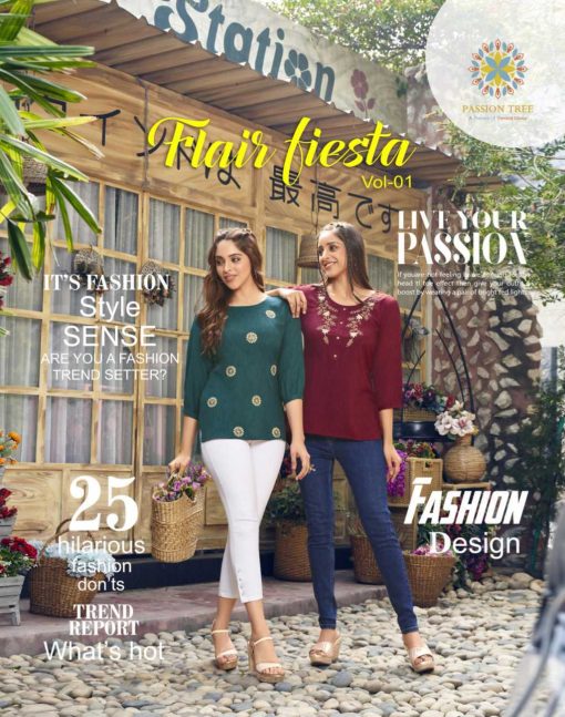 Passion Tree Flair Fiesta Vol 1 Tops Rayon Catalog 10 Pcs 1 510x647 - Passion Tree Flair Fiesta Vol 1 Tops Rayon Catalog 10 Pcs