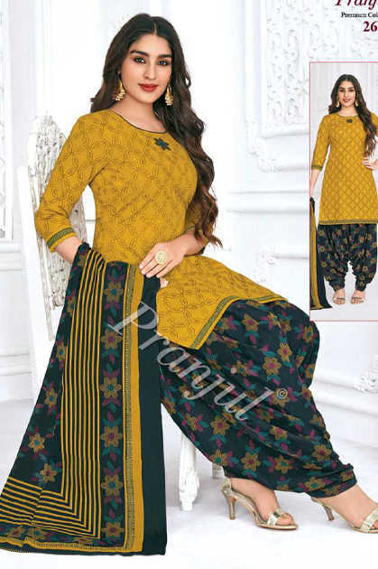 Pranjul Priyanshi Vol 26 B Cotton Readymade Suit Catalog 15 Pcs L