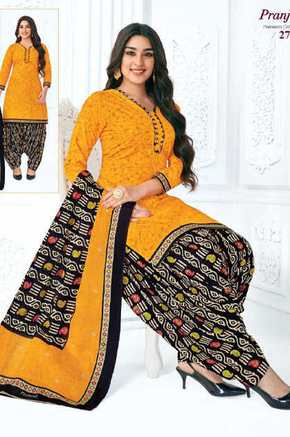 Pranjul Priyanshi Vol 27 A Cotton Readymade Suit Catalog 15 Pcs XL