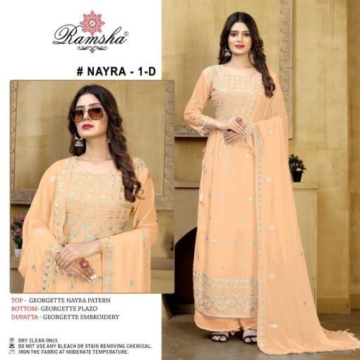 Ramsha Naira Vol 1 Georgette Salwar Suit Catalog 4 Pcs 3 510x510 - Ramsha Naira Vol 1 Georgette Salwar Suit Catalog 4 Pcs