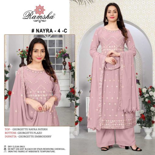 Ramsha Nayra Vol 4 Georgette Salwar Suit Catalog 4 Pcs 3 510x510 - Ramsha Nayra Vol 4 Georgette Salwar Suit Catalog 4 Pcs