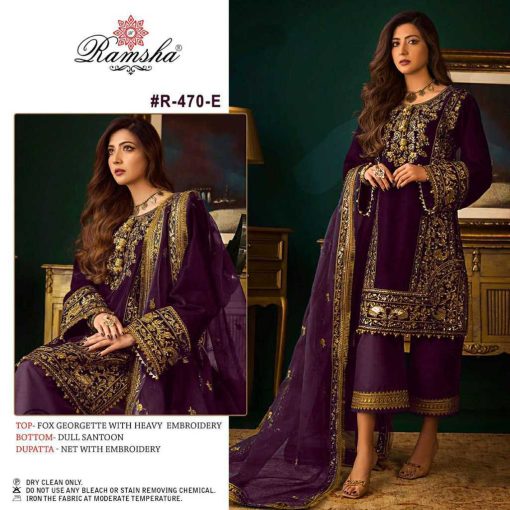 Ramsha R 470 NX Georgette Salwar Suit Catalog 4 Pcs 4 1 510x510 - Ramsha R 470 NX Georgette Salwar Suit Catalog 4 Pcs