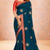 Ranjna Leo Silk Saree Sari Catalog 6 Pcs