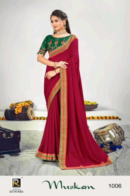 Ranjna Muskan Fancy Saree Sari Catalog 8 Pcs 4 1 510x765 - Ranjna Muskan Fancy Saree Sari Catalog 8 Pcs