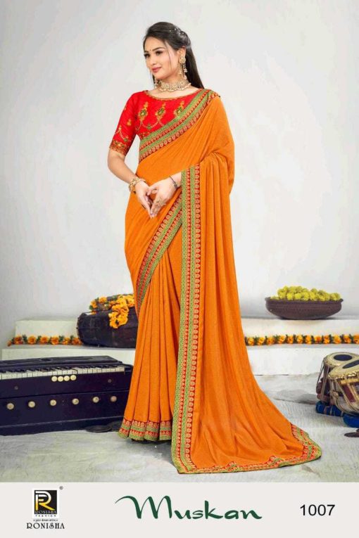 Ranjna Muskan Fancy Saree Sari Catalog 8 Pcs 5 1 510x765 - Ranjna Muskan Fancy Saree Sari Catalog 8 Pcs
