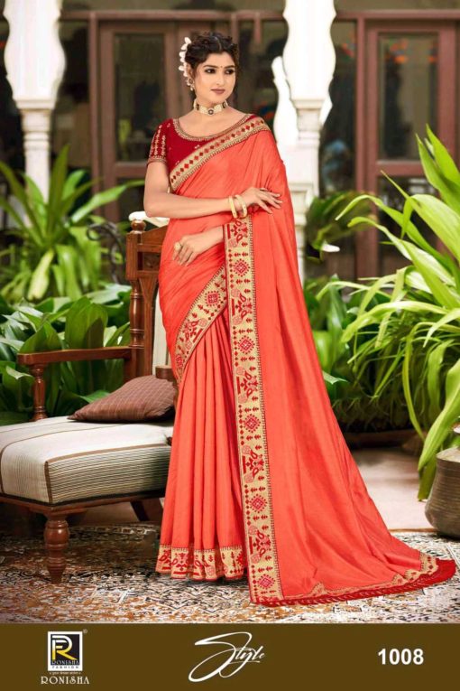 Ranjna Style Silk Saree Sari Catalog 8 Pcs 3 1 510x765 - Ranjna Style Silk Saree Sari Catalog 8 Pcs